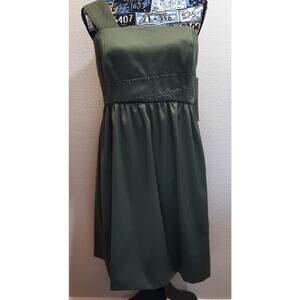 NWT Kensie Dresses Urban Drifter Army Green Formal Dress l Size: 12